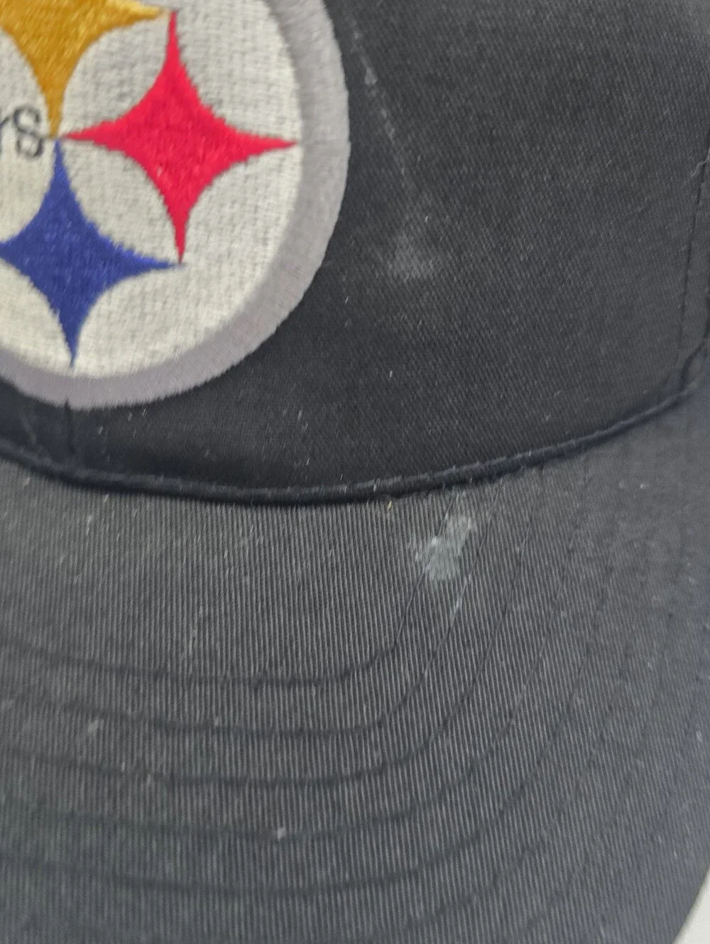 Vintage Annco Pittsburgh Steelers Black Adjustable Snapback Hat